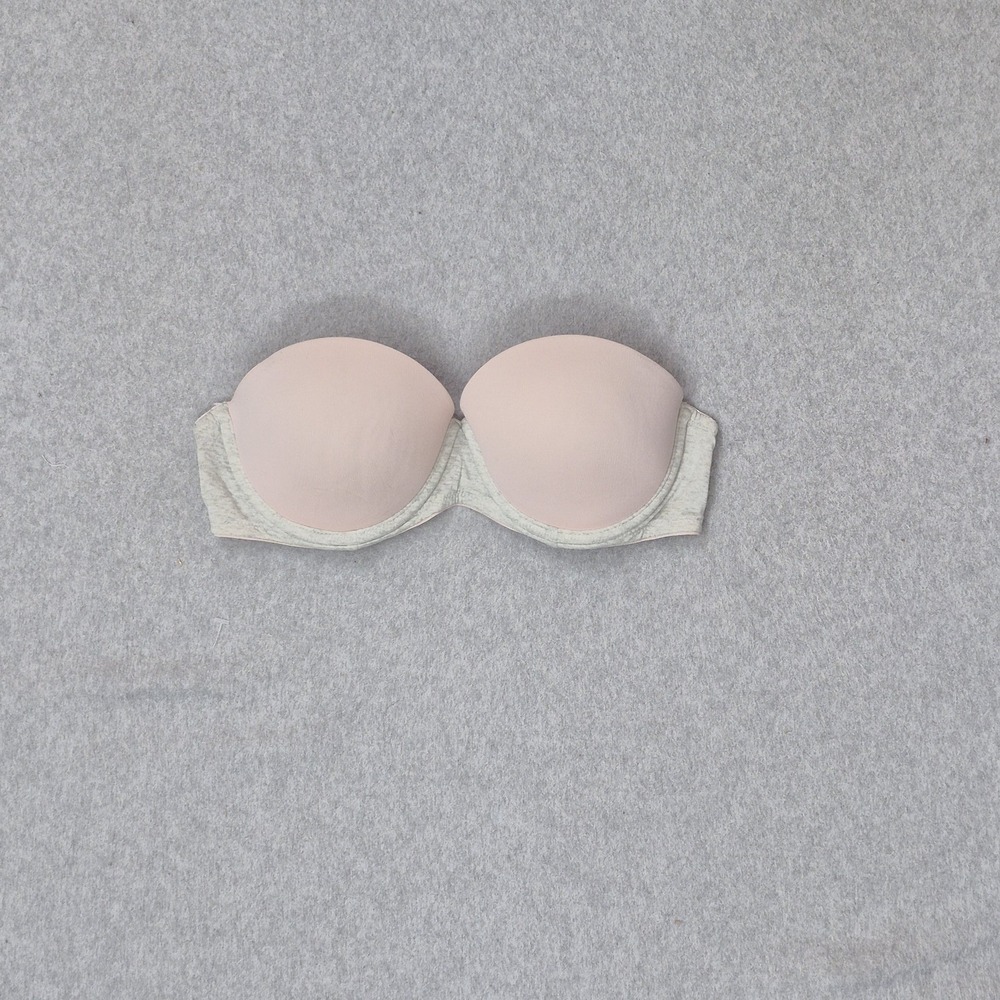 PINK Women Bra 32C Pink Push Up Underwired Strapless Multi Way READ